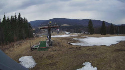 Horní část sjezdovky Skiareálu Ramzová