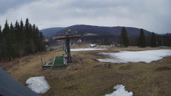 Horní část sjezdovky Skiareálu Ramzová