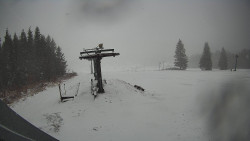 Horní část sjezdovky Skiareálu Ramzová