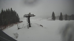 Horní část sjezdovky Skiareálu Ramzová