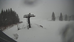 Horní část sjezdovky Skiareálu Ramzová