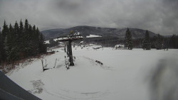 Horní část sjezdovky Skiareálu Ramzová