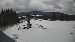 Horní část sjezdovky Skiareálu Ramzová