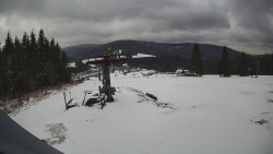 Horní část sjezdovky Skiareálu Ramzová