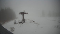 Horní část sjezdovky Skiareálu Ramzová