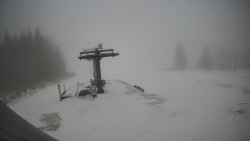 Horní část sjezdovky Skiareálu Ramzová