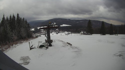 Horní část sjezdovky Skiareálu Ramzová