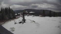 Horní část sjezdovky Skiareálu Ramzová