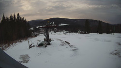 Horní část sjezdovky Skiareálu Ramzová