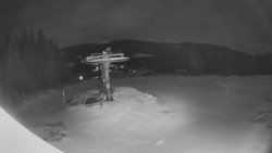 Horní část sjezdovky Skiareálu Ramzová