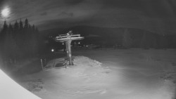 Horní část sjezdovky Skiareálu Ramzová