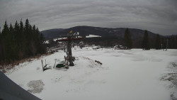 Horní část sjezdovky Skiareálu Ramzová