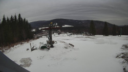 Horní část sjezdovky Skiareálu Ramzová