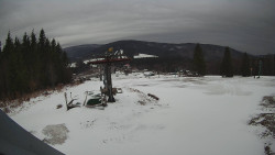 Horní část sjezdovky Skiareálu Ramzová