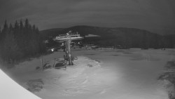 Horní část sjezdovky Skiareálu Ramzová