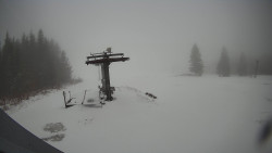 Horní část sjezdovky Skiareálu Ramzová