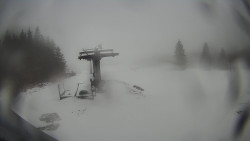 Horní část sjezdovky Skiareálu Ramzová