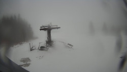 Horní část sjezdovky Skiareálu Ramzová