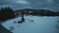 Horní část sjezdovky Skiareálu Ramzová