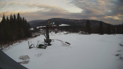 Horní část sjezdovky Skiareálu Ramzová