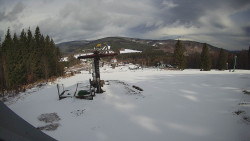 Horní část sjezdovky Skiareálu Ramzová