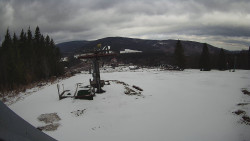 Horní část sjezdovky Skiareálu Ramzová