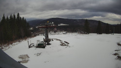 Horní část sjezdovky Skiareálu Ramzová