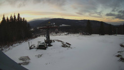 Horní část sjezdovky Skiareálu Ramzová