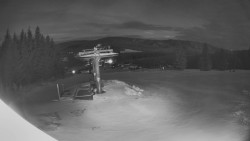 Horní část sjezdovky Skiareálu Ramzová