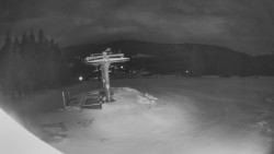 Horní část sjezdovky Skiareálu Ramzová