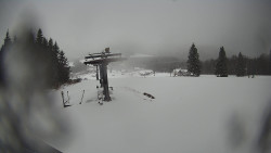 Horní část sjezdovky Skiareálu Ramzová