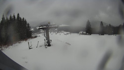 Horní část sjezdovky Skiareálu Ramzová