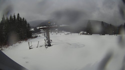 Horní část sjezdovky Skiareálu Ramzová