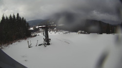 Horní část sjezdovky Skiareálu Ramzová