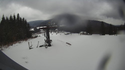 Horní část sjezdovky Skiareálu Ramzová