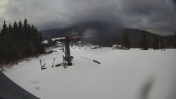 Horní část sjezdovky Skiareálu Ramzová