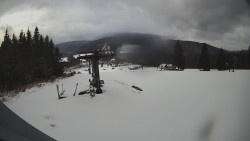 Horní část sjezdovky Skiareálu Ramzová