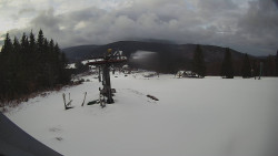 Horní část sjezdovky Skiareálu Ramzová