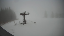 Horní část sjezdovky Skiareálu Ramzová