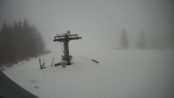 Horní část sjezdovky Skiareálu Ramzová