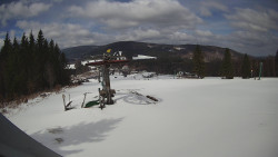 Horní část sjezdovky Skiareálu Ramzová