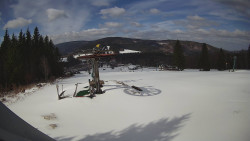 Horní část sjezdovky Skiareálu Ramzová