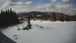 Horní část sjezdovky Skiareálu Ramzová