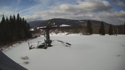 Horní část sjezdovky Skiareálu Ramzová