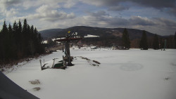 Horní část sjezdovky Skiareálu Ramzová