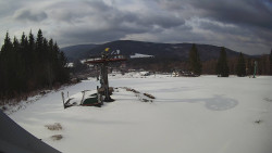 Horní část sjezdovky Skiareálu Ramzová