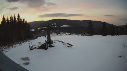 Horní část sjezdovky Skiareálu Ramzová