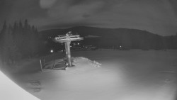 Horní část sjezdovky Skiareálu Ramzová