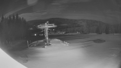 Horní část sjezdovky Skiareálu Ramzová