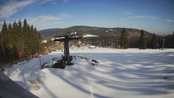 Horní část sjezdovky Skiareálu Ramzová